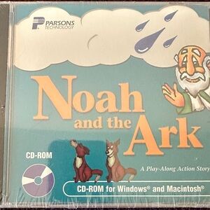 Noah and the Ark by Parsons Technology.  NEW CD rom for windows and Macintosh